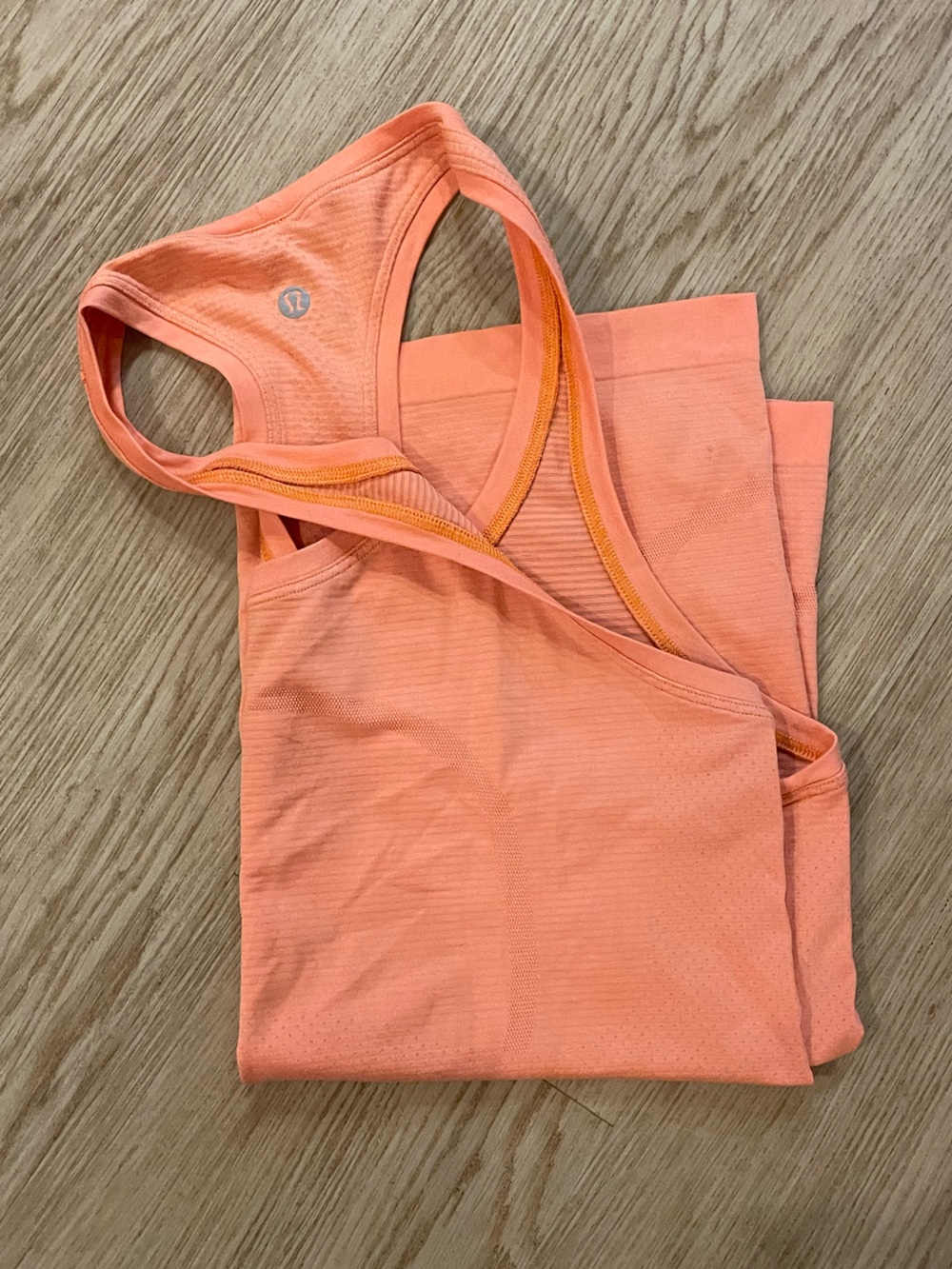 lululemon Peach Racerback Tank Top